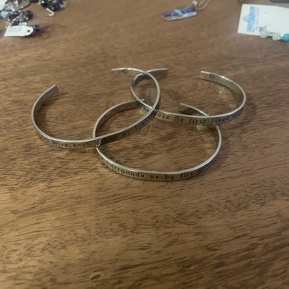 Set of 3 Religious Bangles. - Picture 1 of 7
